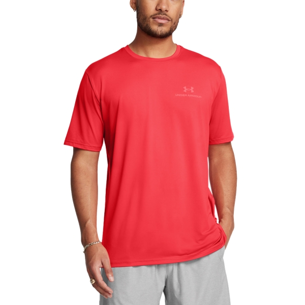 Men's Tennis Shirts Under Armour Rush Energy TShirt  Racer Red 13839730713