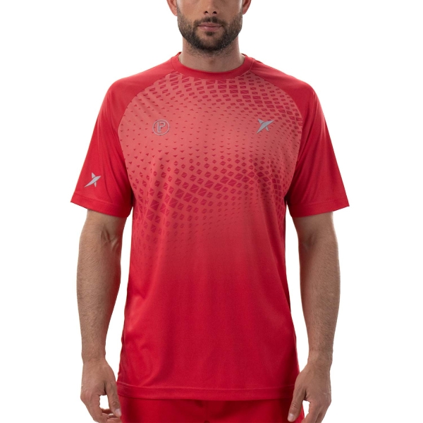 Men's Tennis Shirts Drop Shot Benara Lima TShirt  Rojo DT301304R