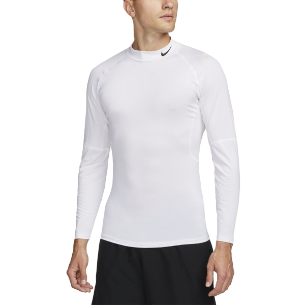 Men's Tennis Shirts and Hoodies Nike Pro Shirt  White/Black FB7908100