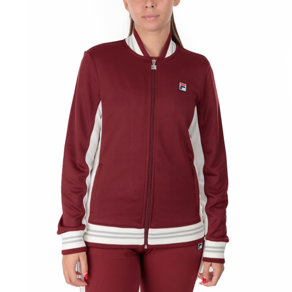 Tennis Women's Jackets Fila Romy Jacket  Cabernet/White Alyssum FBL2420215701