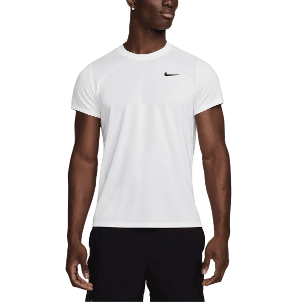 Men's Tennis Shirts Nike Court Victory TShirt  White/Black FZ6921100