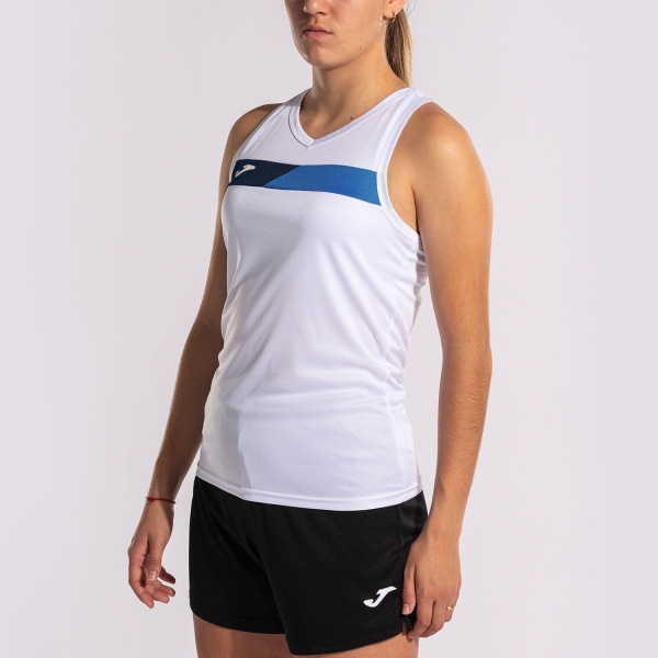 Women`s Tennis Tanks Joma Court Tank  White/Royal/Dark Navy 901862.207