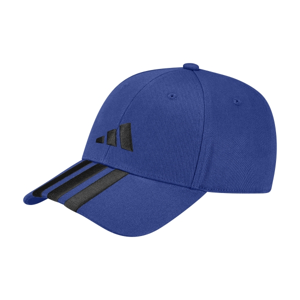 Tennis Hats and Visors adidas Baseball 3 Stripes Cap  Team Royal Blue/Black JP0385