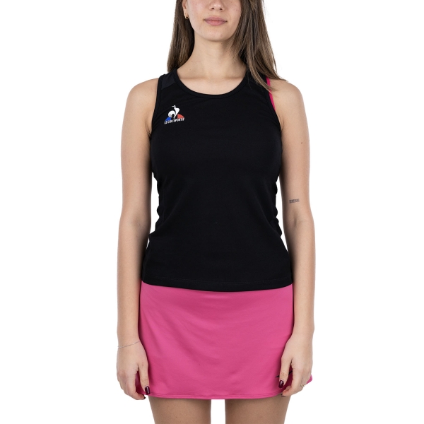 Women`s Tennis Tanks Le Coq Sportif Court Tank  Black 2421623