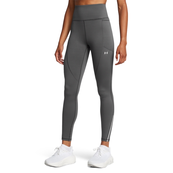 Women's Tennis Pants and Tights Under Armour Vanish Cold Weather Tights  Castlerock/Reflective 13864180025